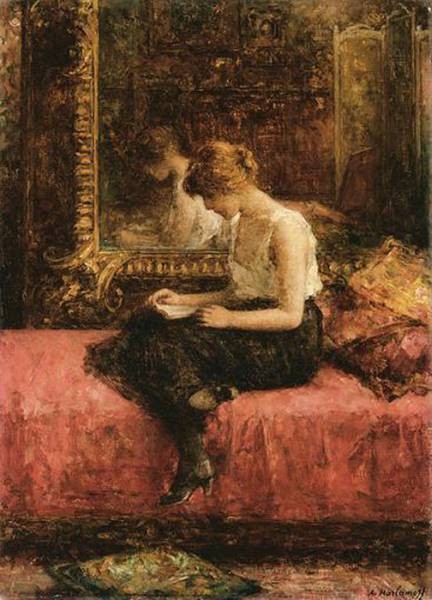 Harlamoff Alexej Literary Pursuits of a Young Lady